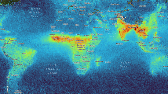 terrascope hcho map 550